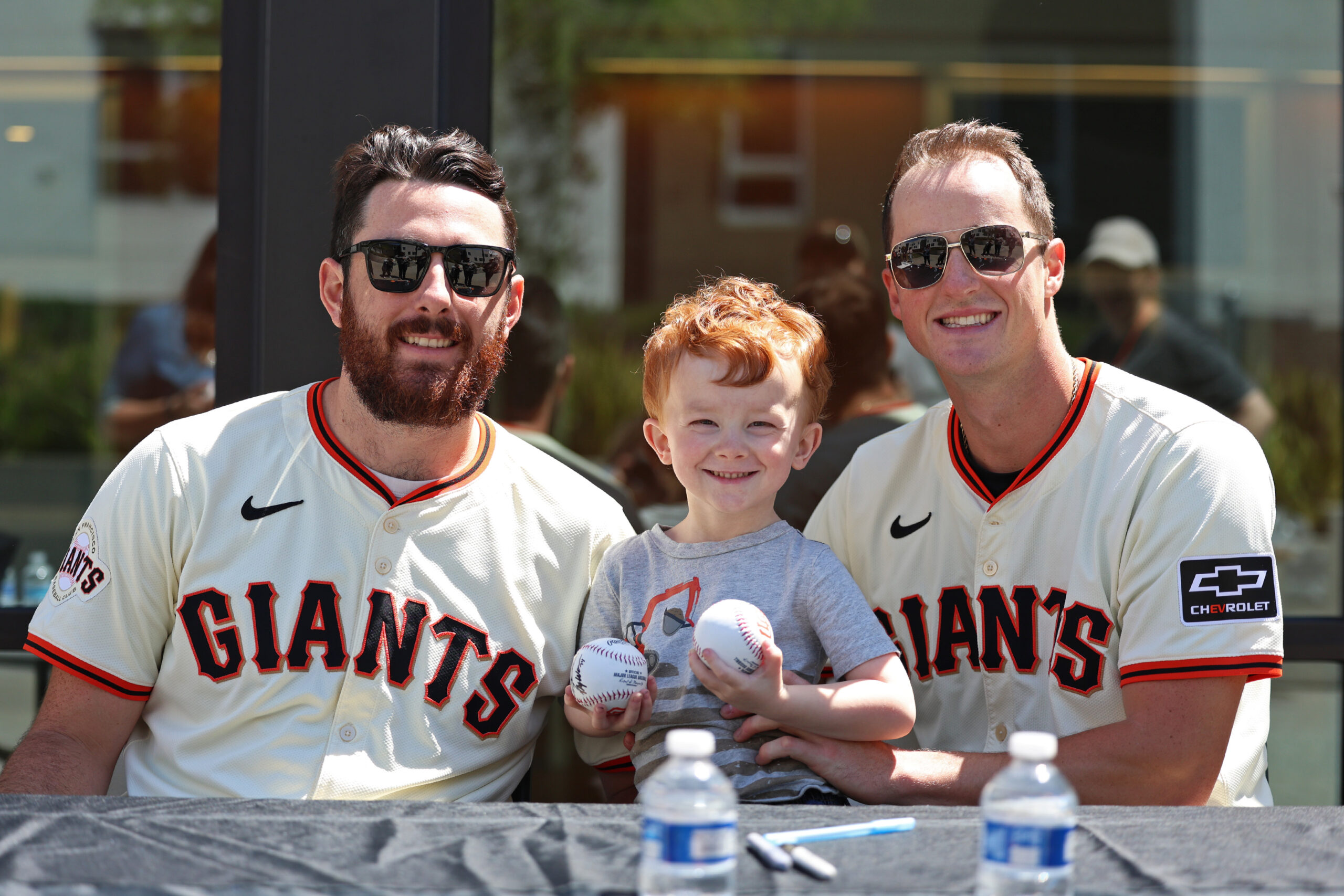 giants players and child