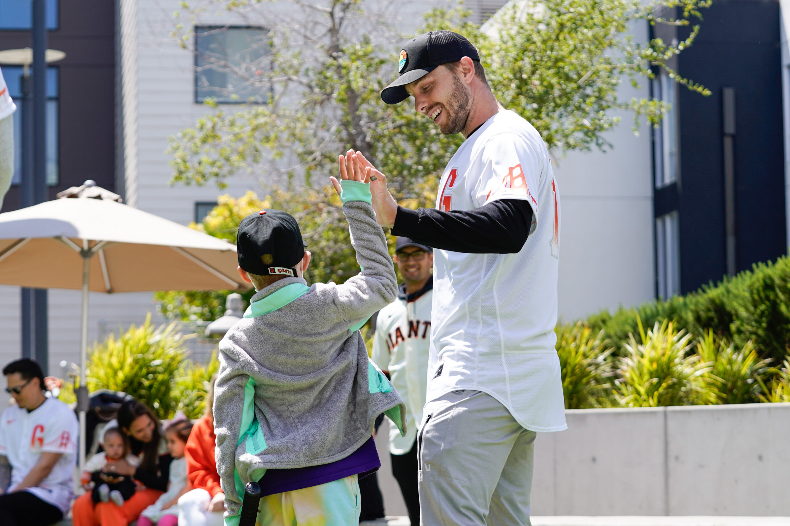 high five