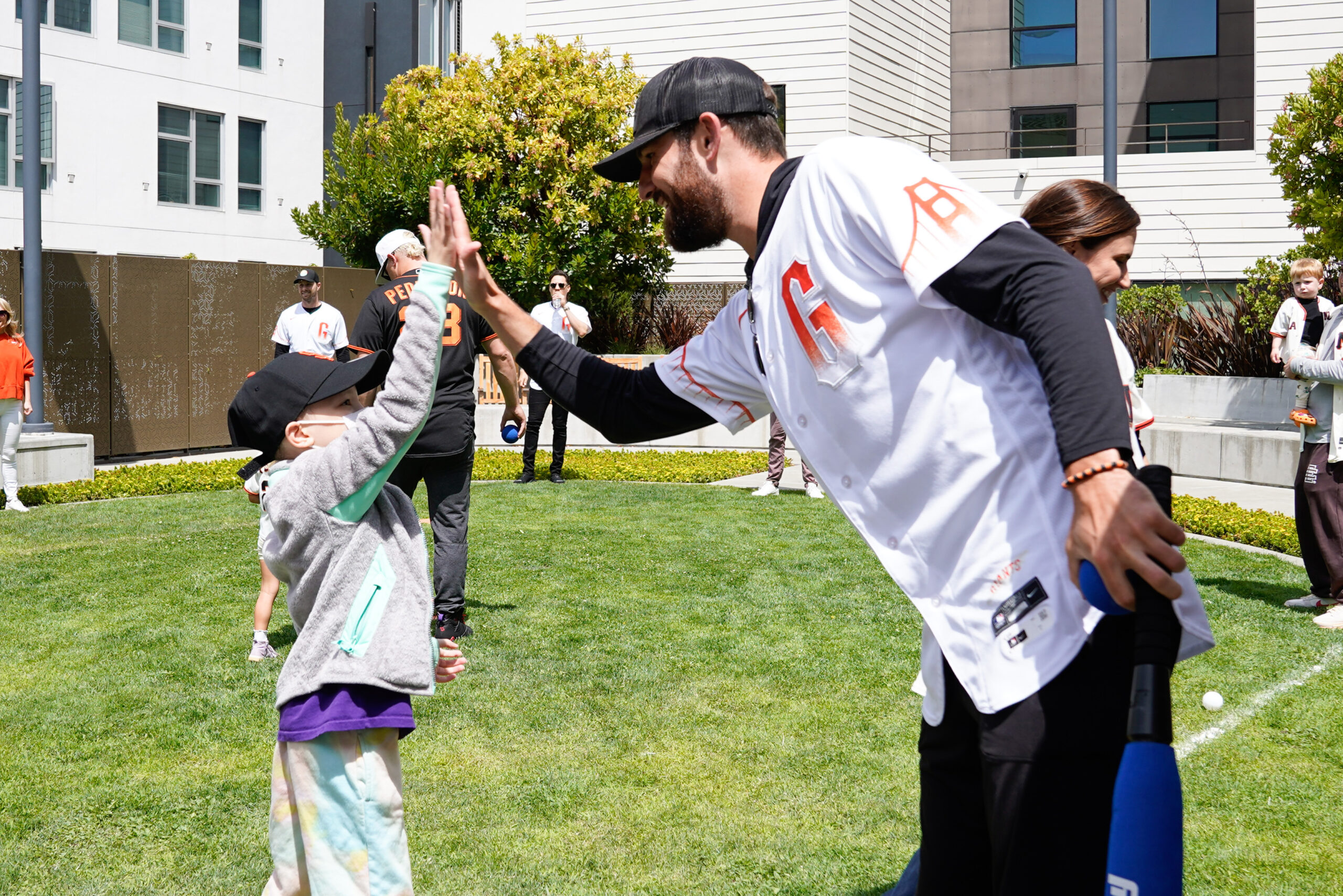 player high five