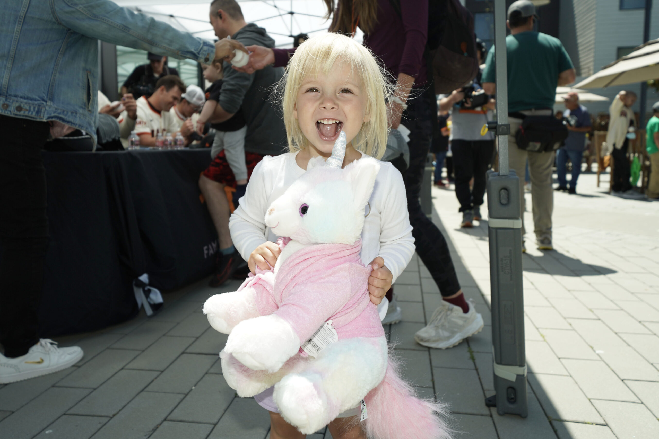 girl with toy