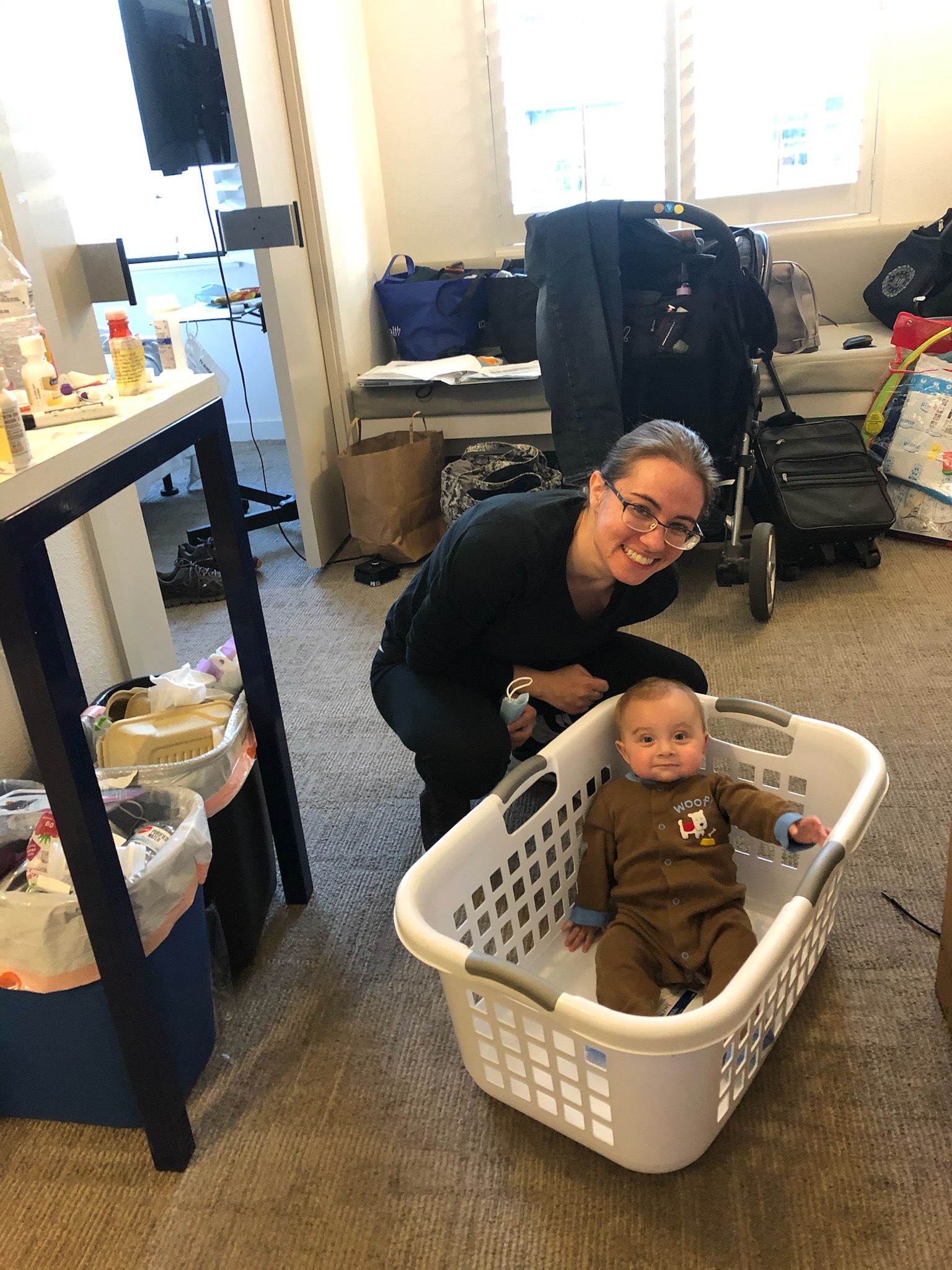 Luke and mom