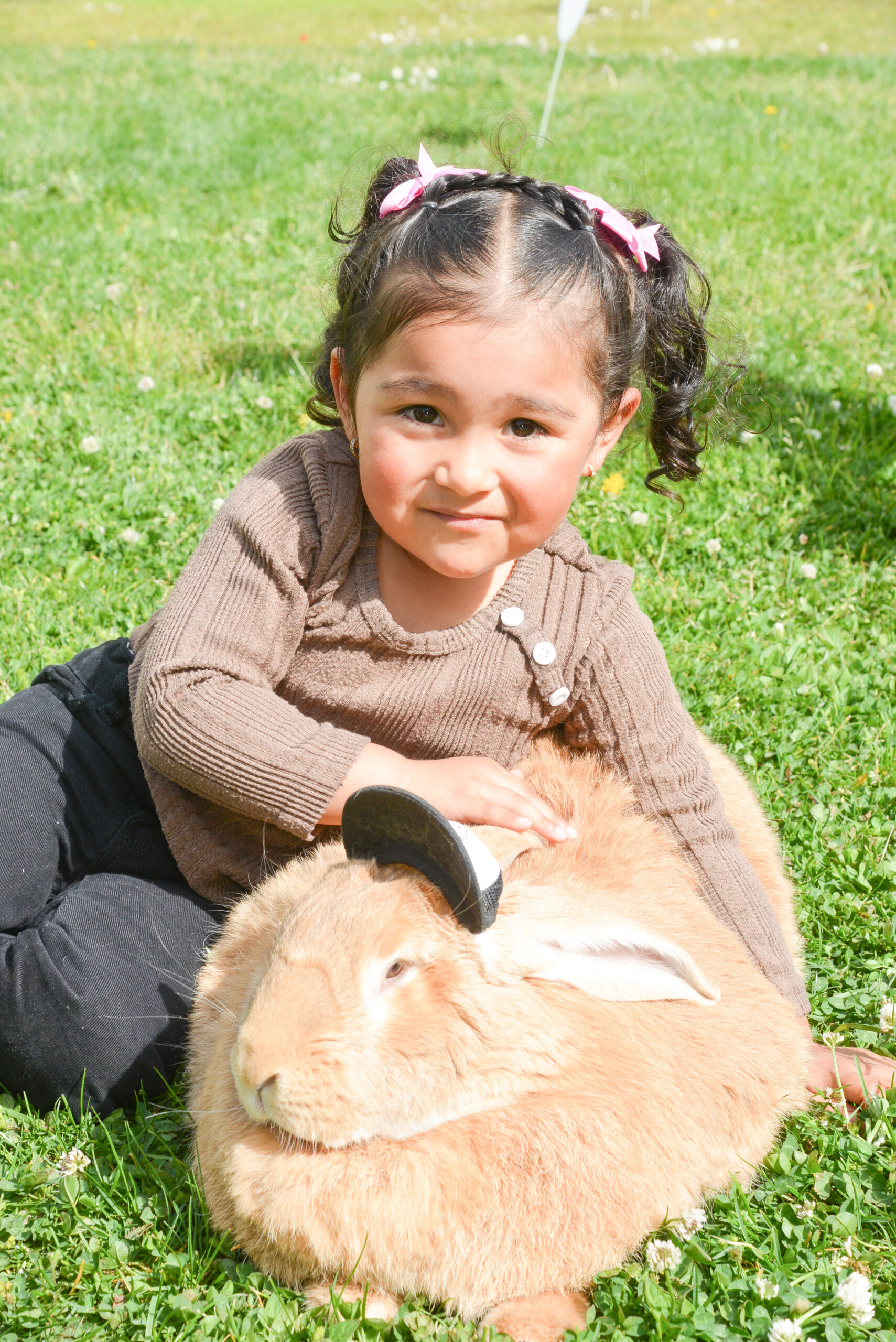 baby with bunny