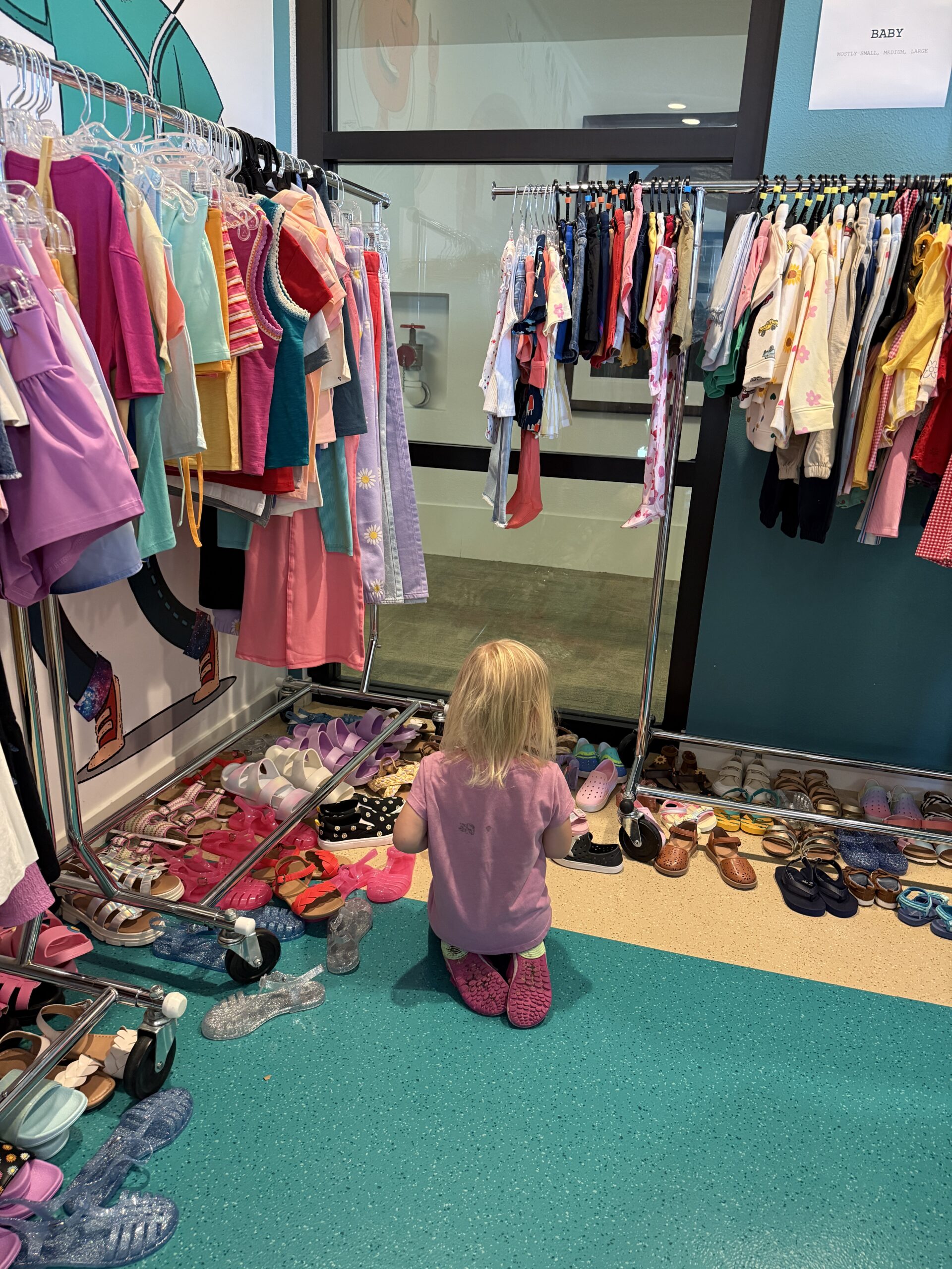 picking shoes