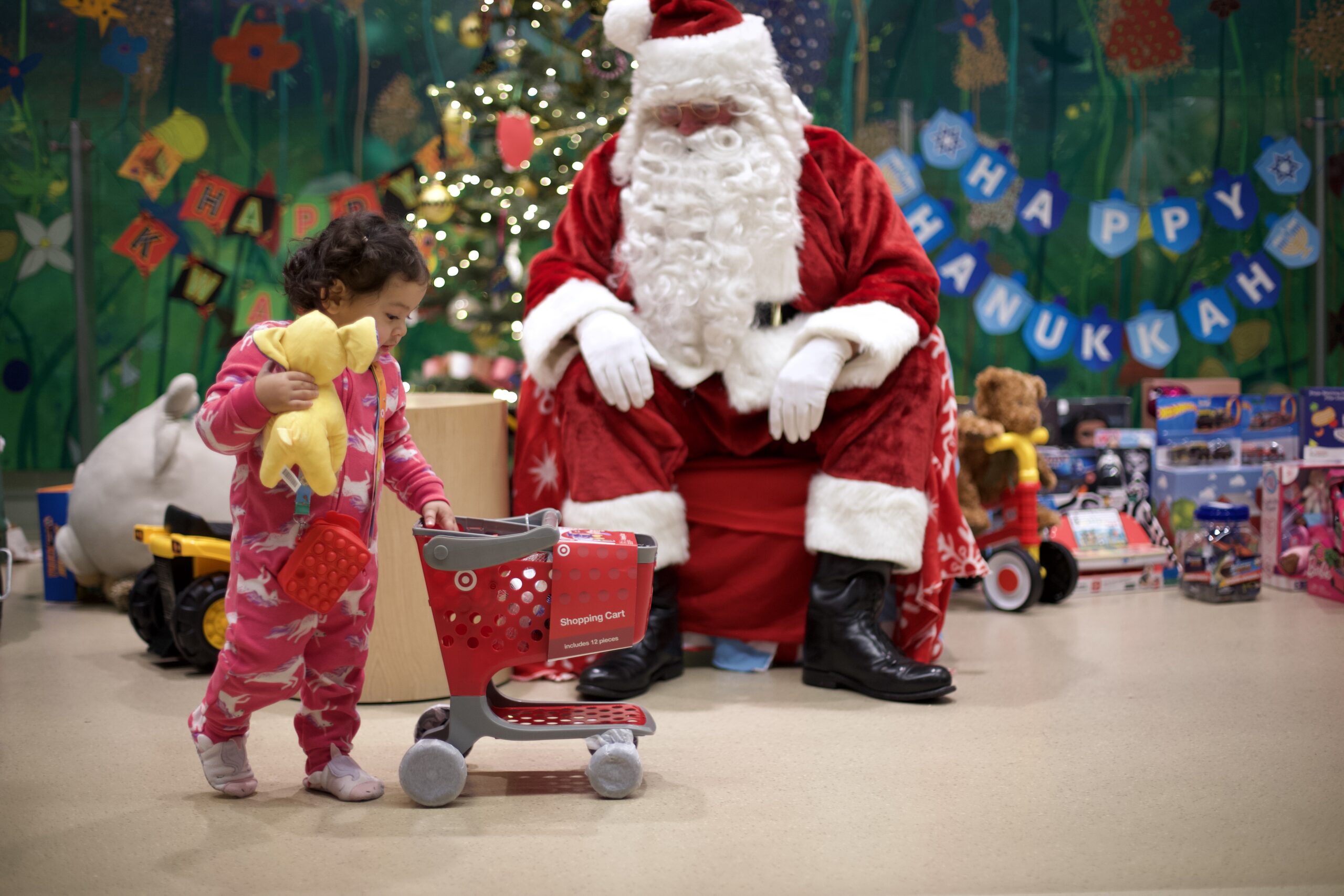 kid with toy