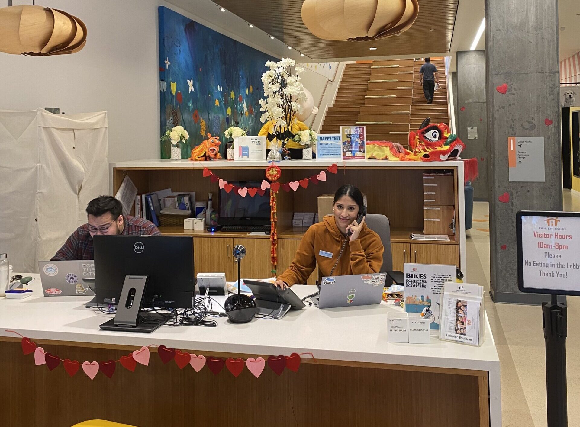 front desk staff