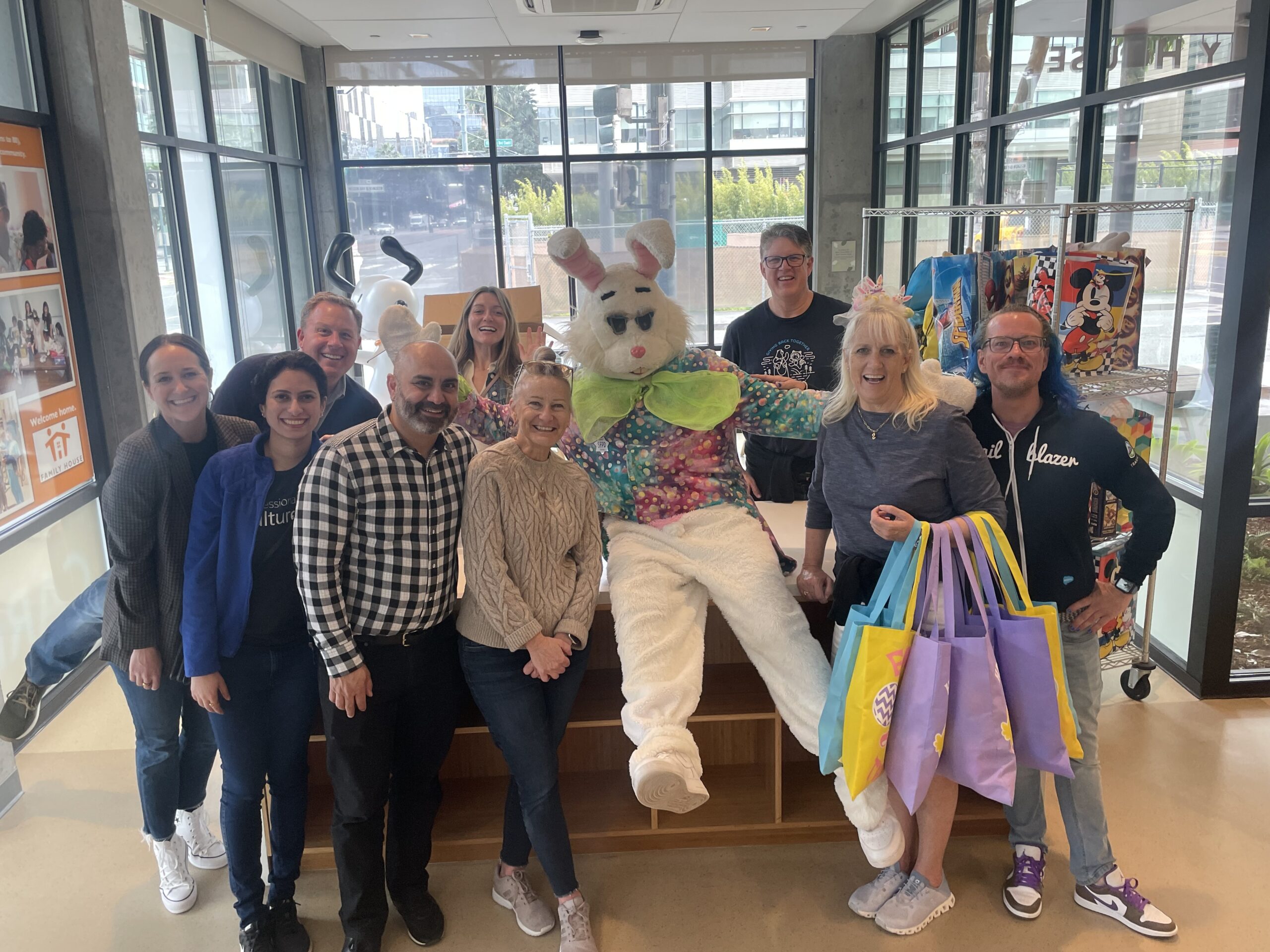 Easter volunteers