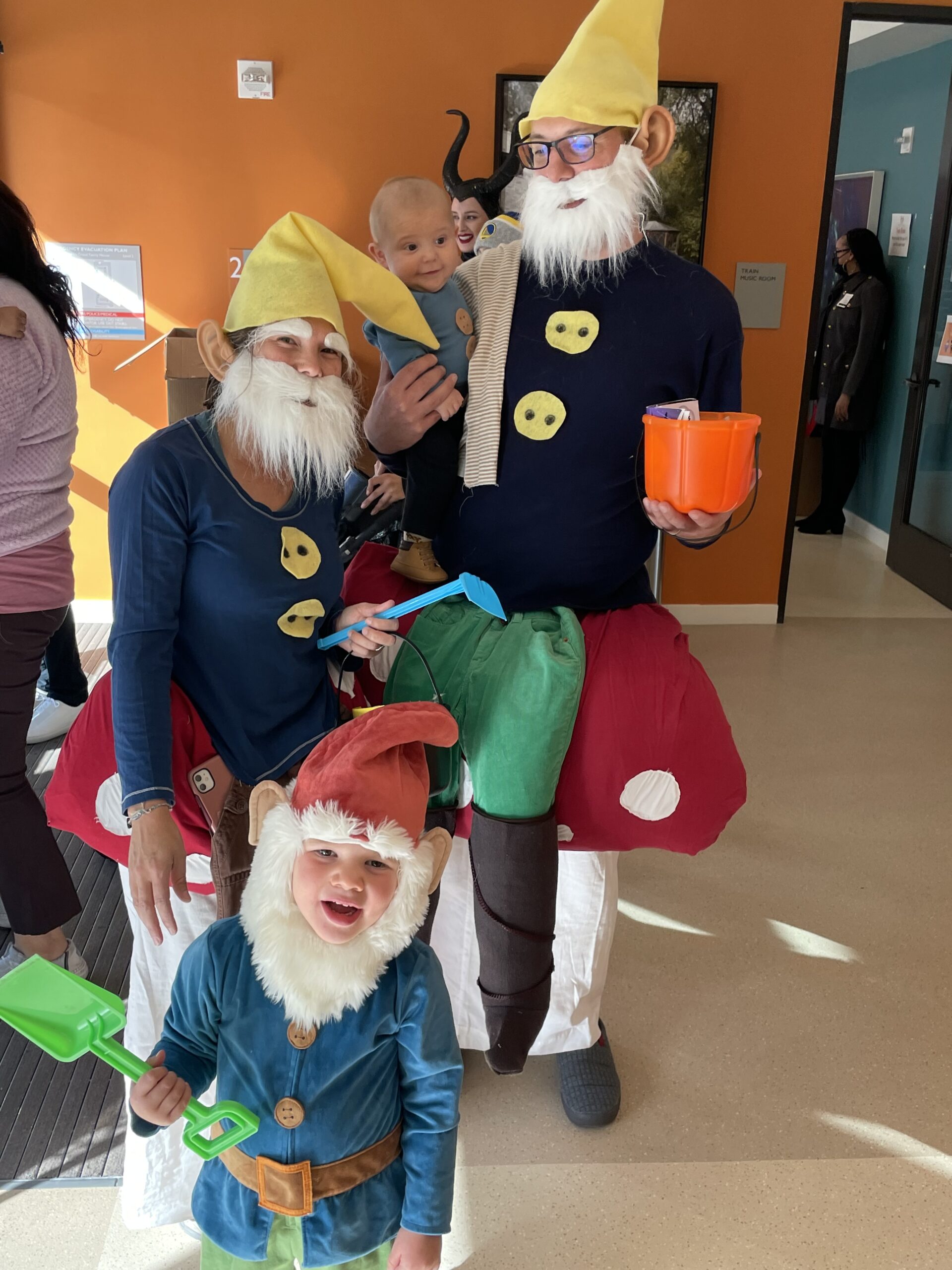 people dressed as elves