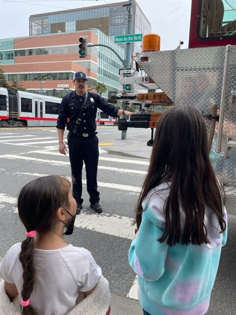 police and kids