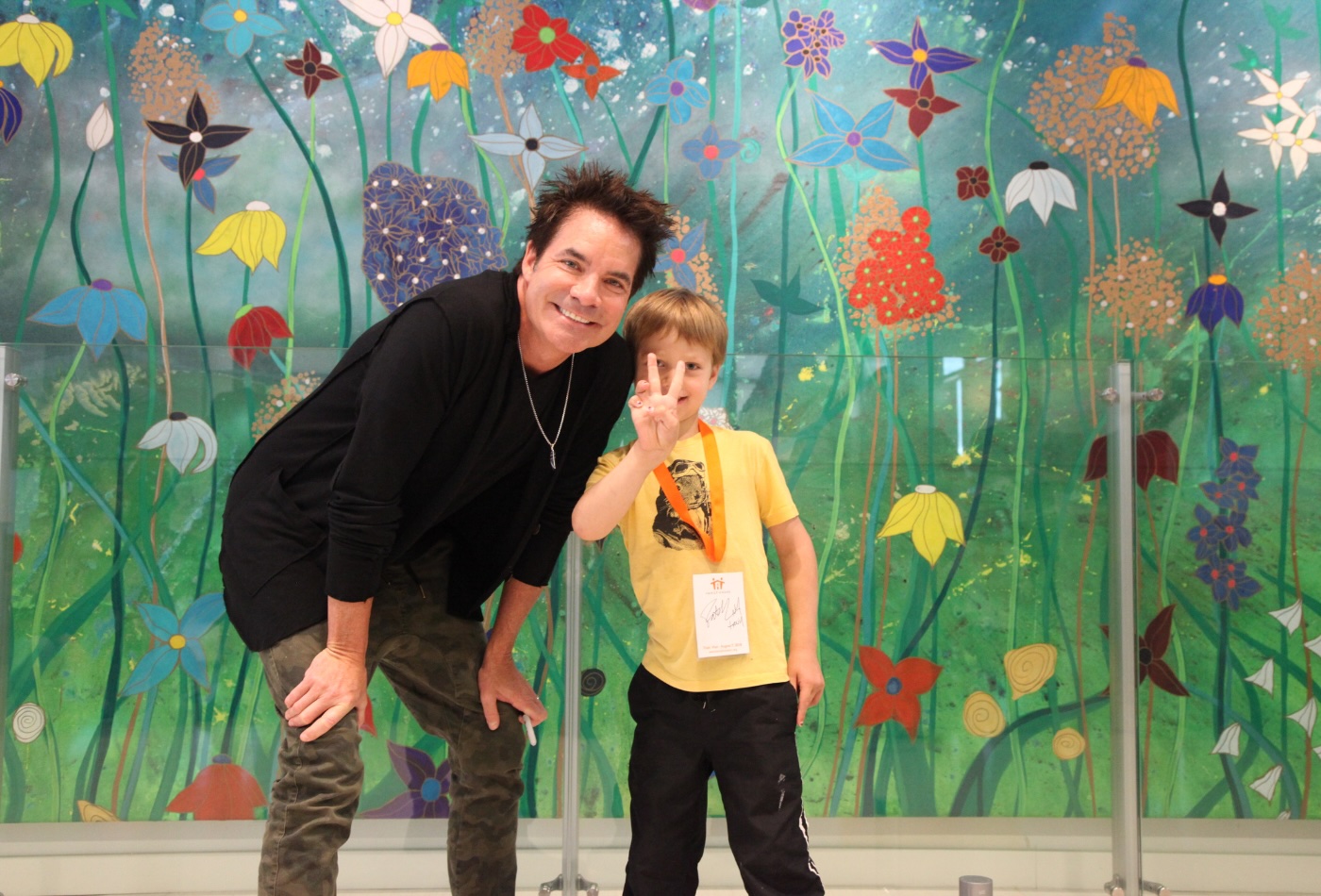 Train and kid