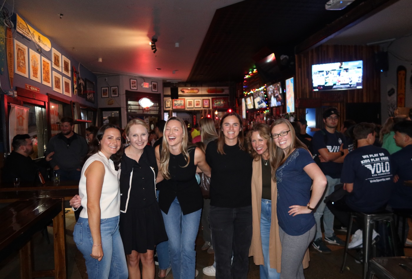 group at a bar