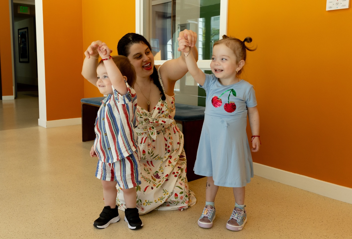 Lopez mom and babies